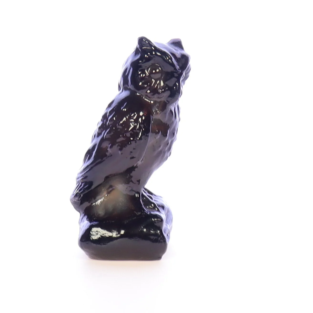 Boyd Glass Vintage 1979 Glass Figurine Boyd Glass Owl #035 - Image 8