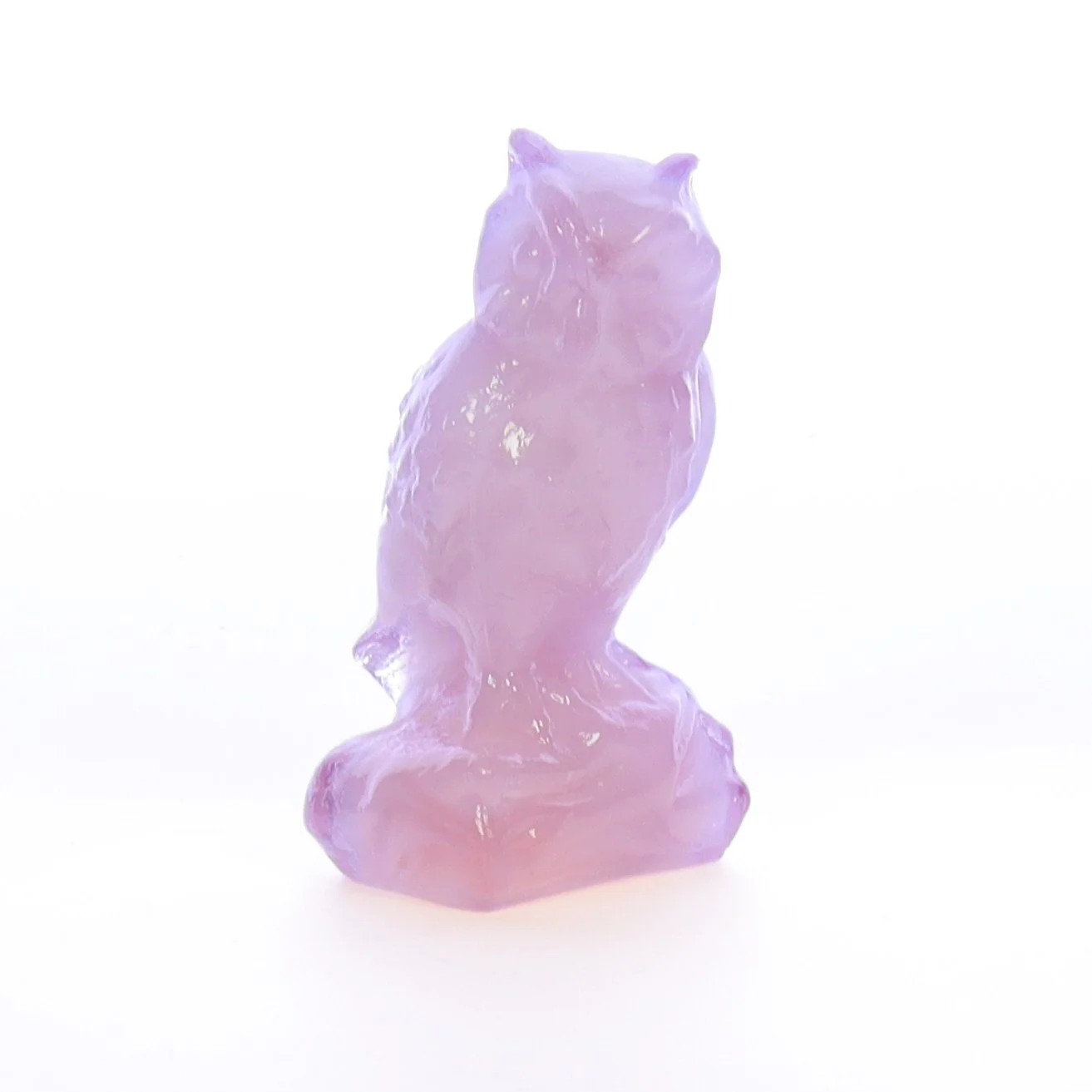 Boyd Glass Vintage 1979 Glass Figurine Boyd Glass Owl #059