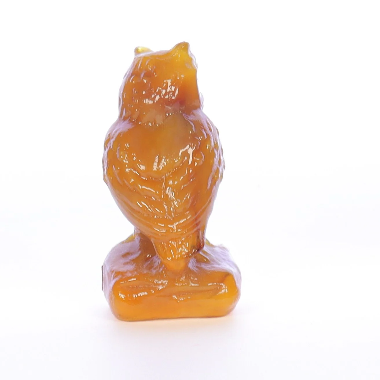 Boyd Glass Vintage 1979 Glass Figurine Boyd Glass Owl #060 - Image 6