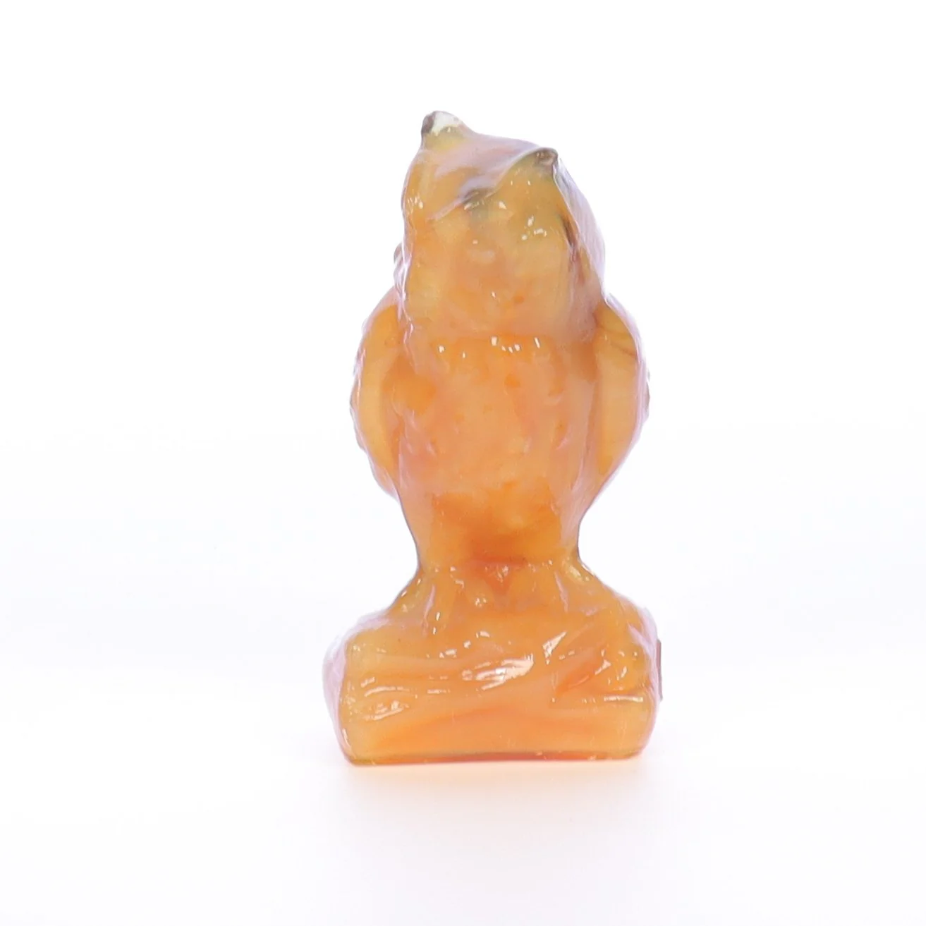 Boyd Glass Vintage 1979 Glass Figurine Boyd Glass Owl #061 - Image 2