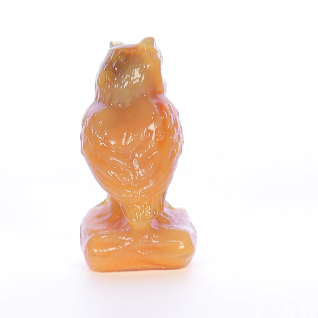 Boyd Glass Vintage 1979 Glass Figurine Boyd Glass Owl #061 - Image 6