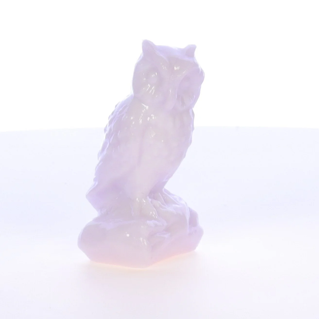 Boyd Glass Vintage 1994 Glass Figurine Boyd Glass Owl #076