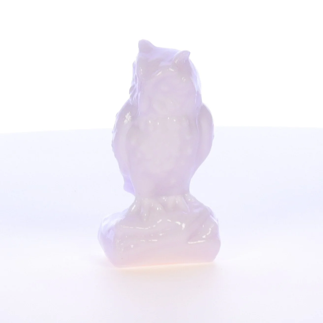 Boyd Glass Vintage 1994 Glass Figurine Boyd Glass Owl #076 - Image 2