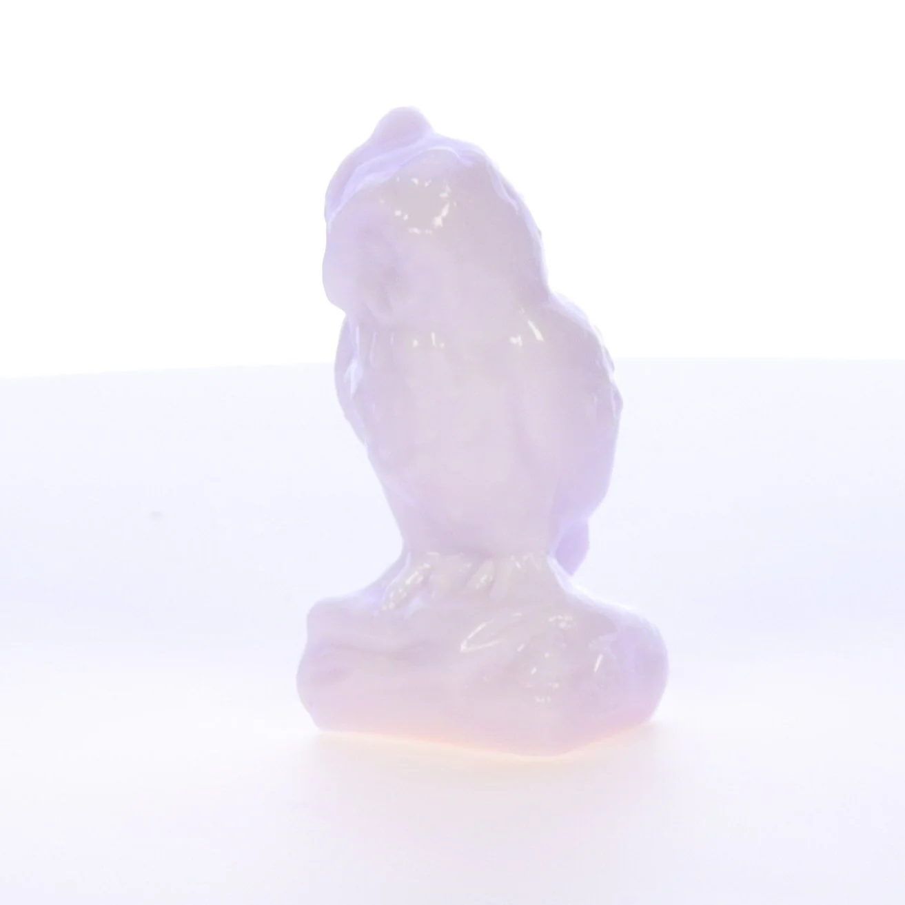 Boyd Glass Vintage 1994 Glass Figurine Boyd Glass Owl #076 - Image 3