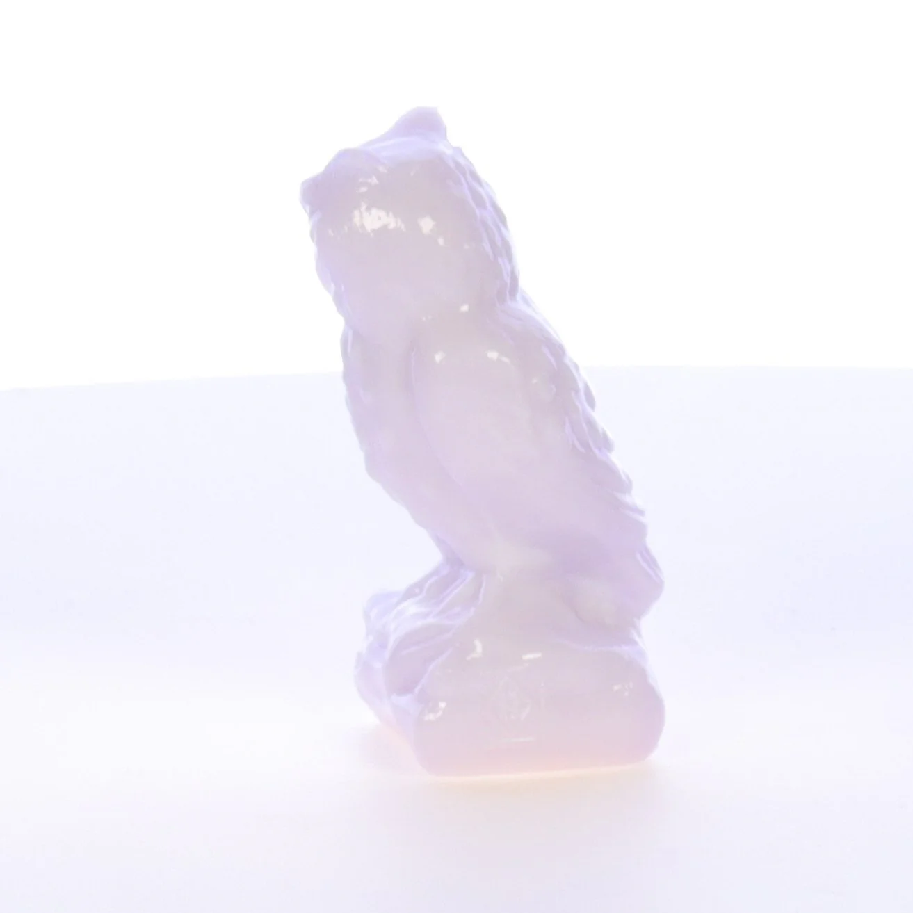 Boyd Glass Vintage 1994 Glass Figurine Boyd Glass Owl #076 - Image 4