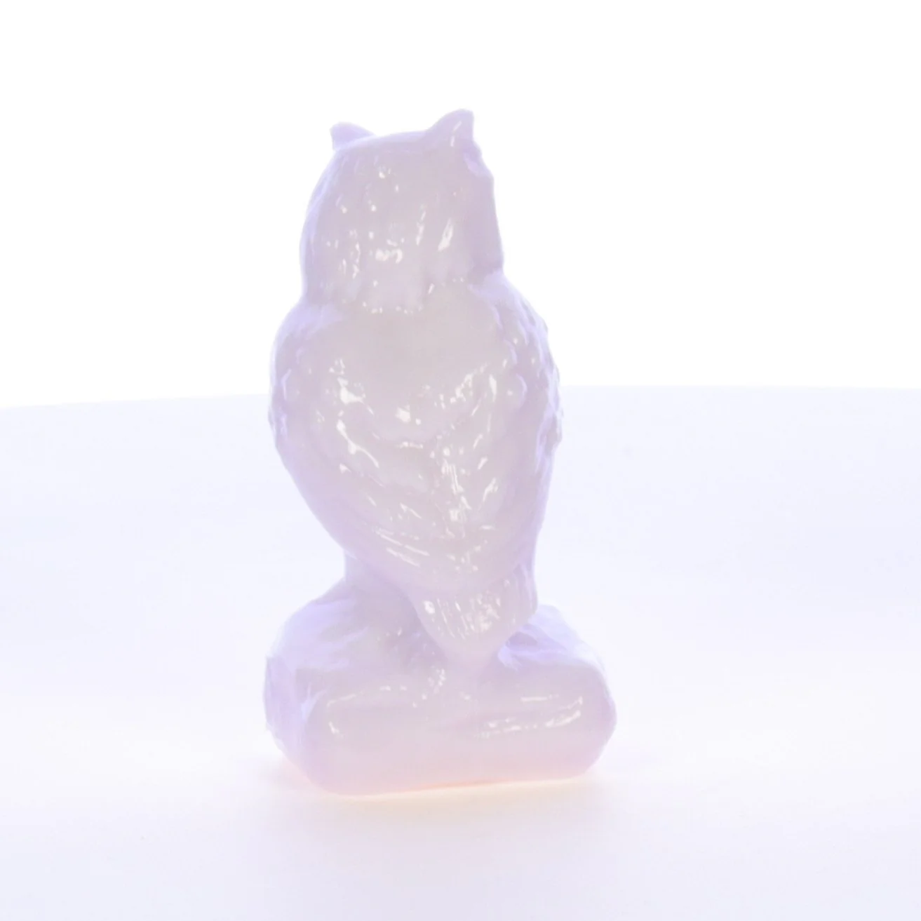 Boyd Glass Vintage 1994 Glass Figurine Boyd Glass Owl #076 - Image 6