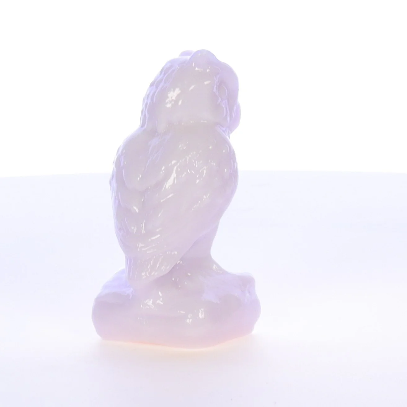 Boyd Glass Vintage 1994 Glass Figurine Boyd Glass Owl #076 - Image 7