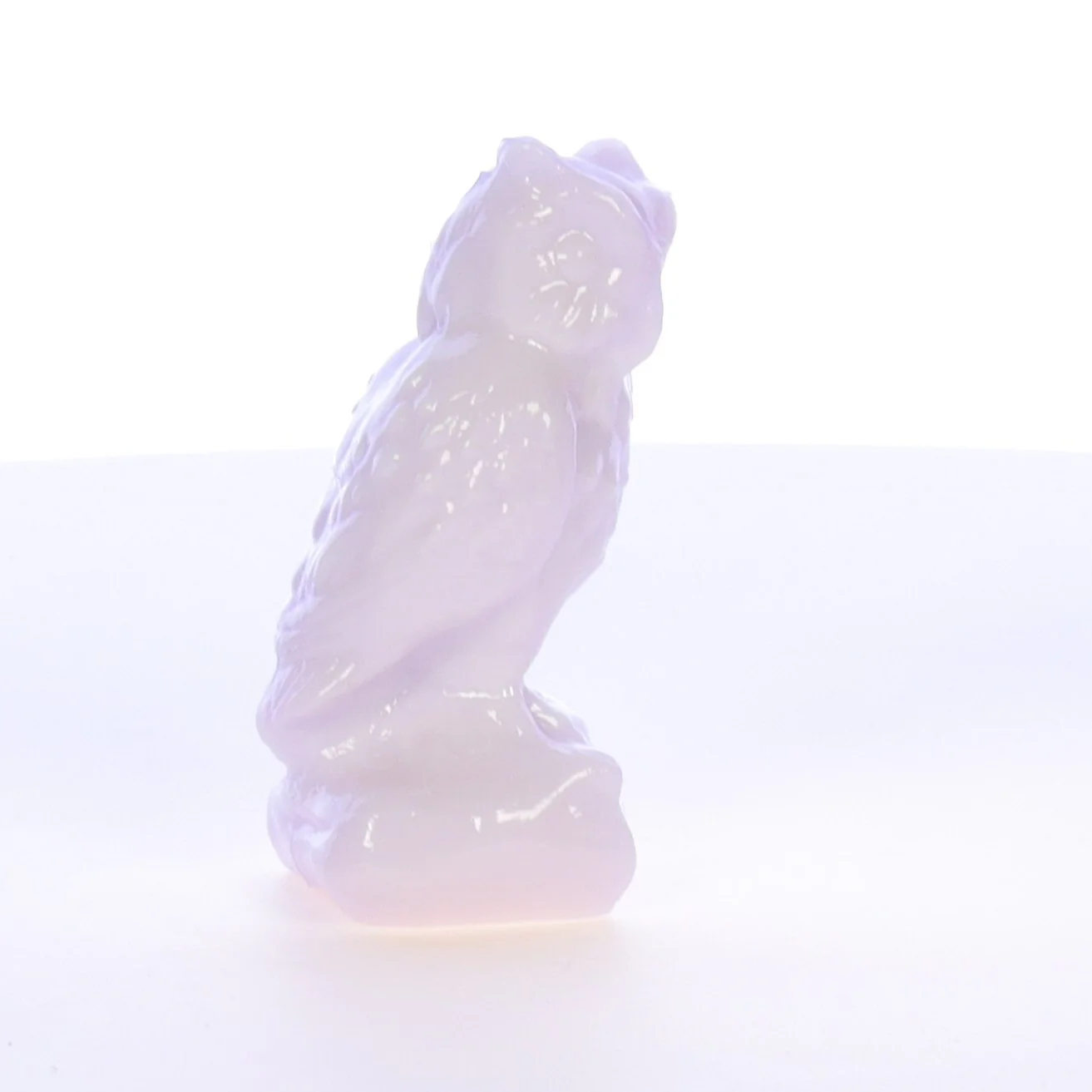 Boyd Glass Vintage 1994 Glass Figurine Boyd Glass Owl #076 - Image 8