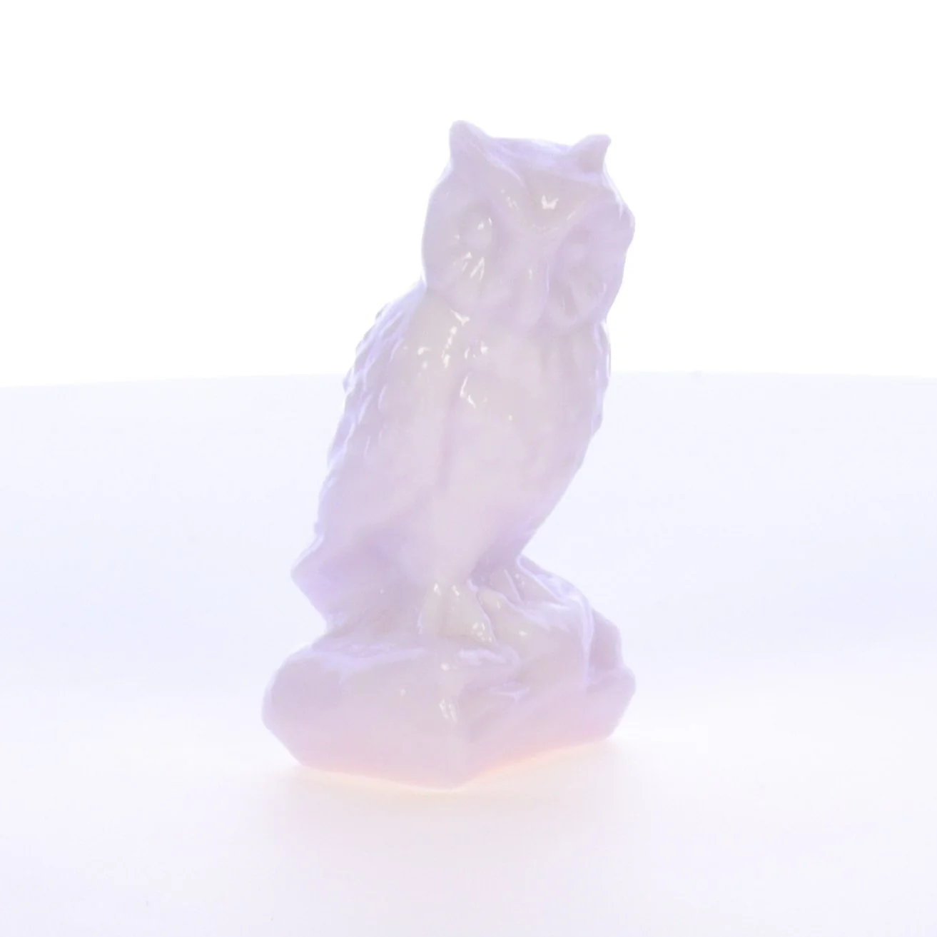 Boyd Glass Vintage 1994 Glass Figurine Boyd Glass Owl #077