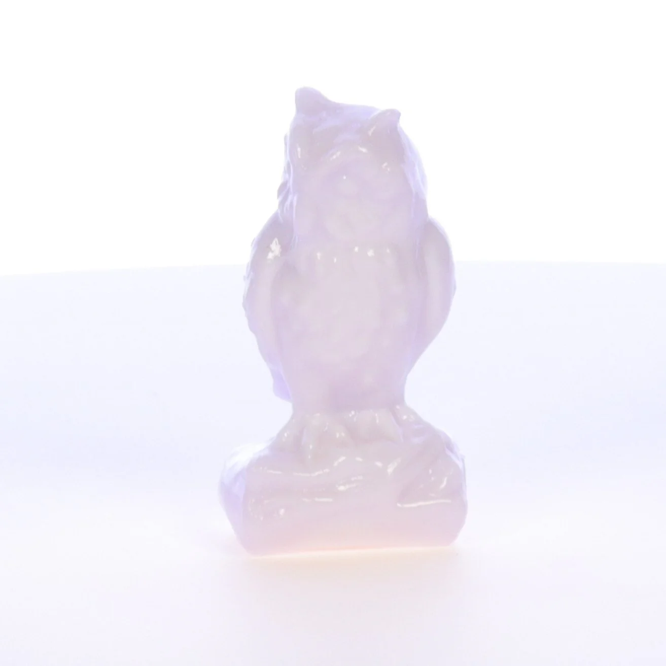 Boyd Glass Vintage 1994 Glass Figurine Boyd Glass Owl #077 - Image 2