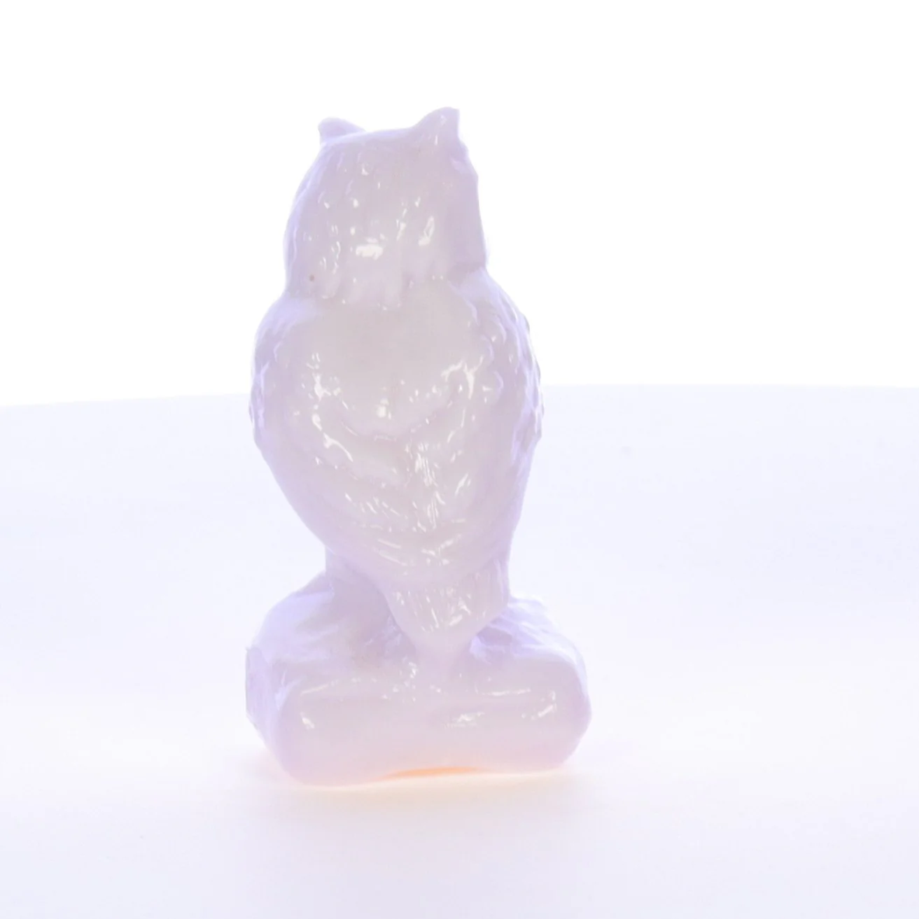 Boyd Glass Vintage 1994 Glass Figurine Boyd Glass Owl #077 - Image 6