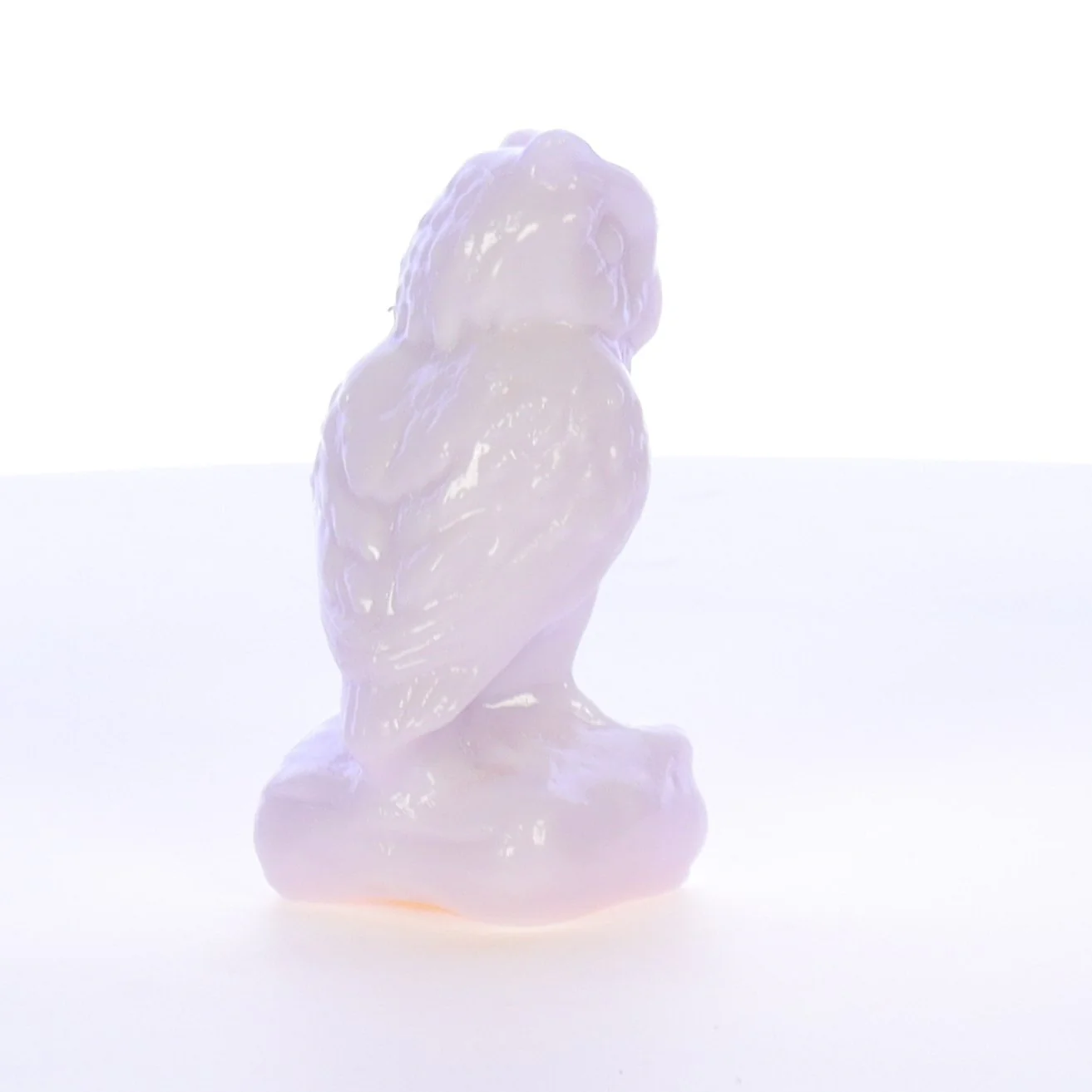 Boyd Glass Vintage 1994 Glass Figurine Boyd Glass Owl #077 - Image 7