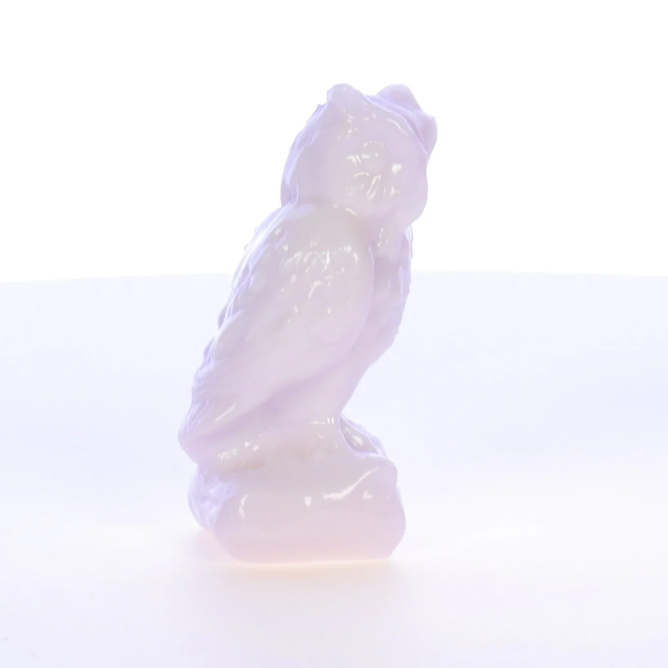 Boyd Glass Vintage 1994 Glass Figurine Boyd Glass Owl #077 - Image 8