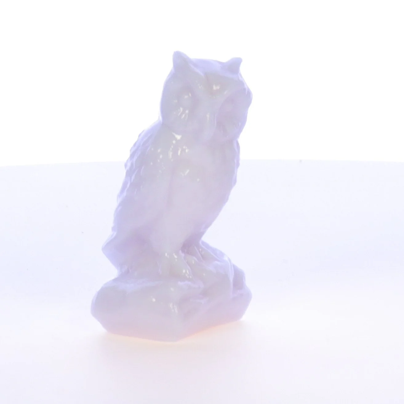Boyd Glass Vintage 1994 Glass Figurine Boyd Glass Owl #078