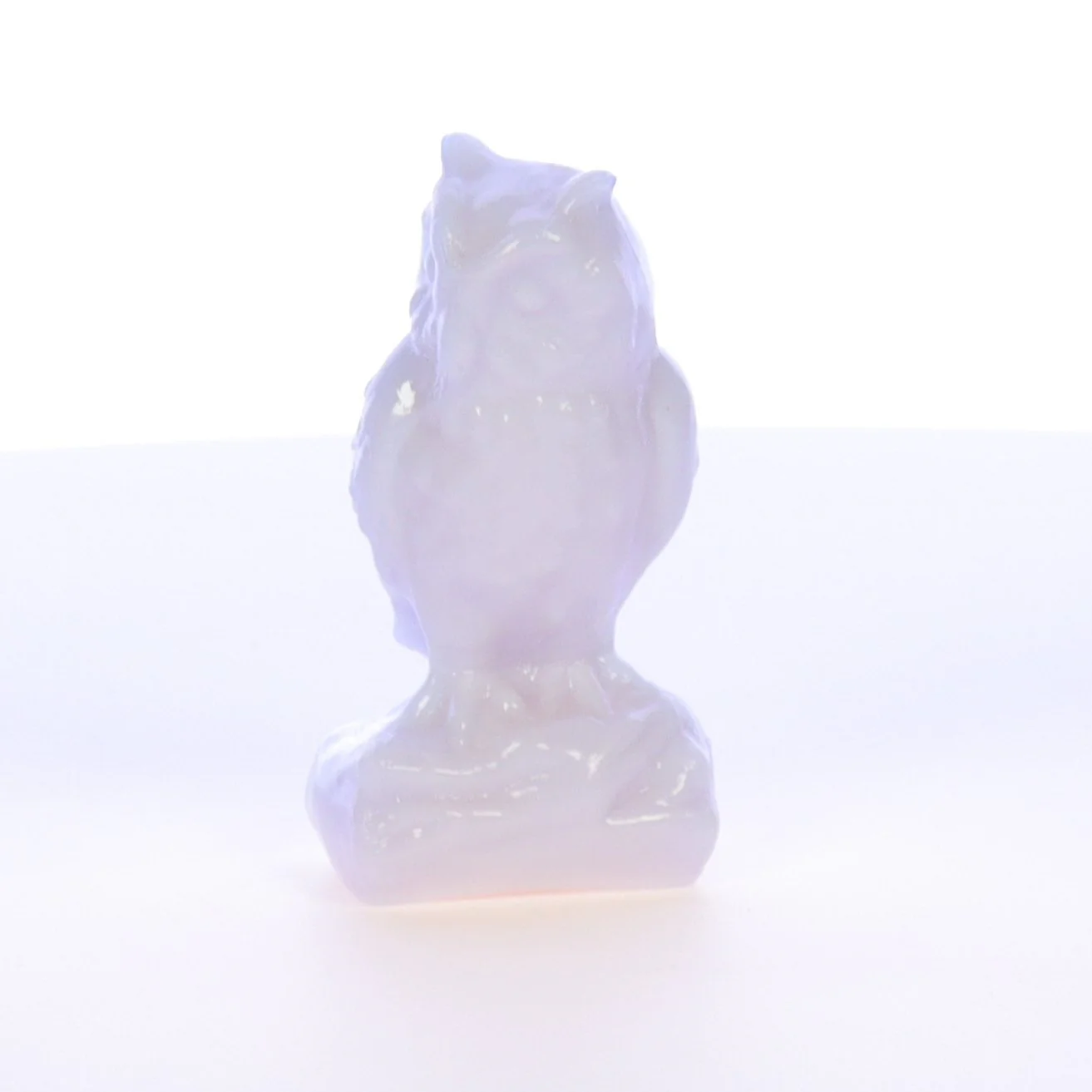 Boyd Glass Vintage 1994 Glass Figurine Boyd Glass Owl #078 - Image 2