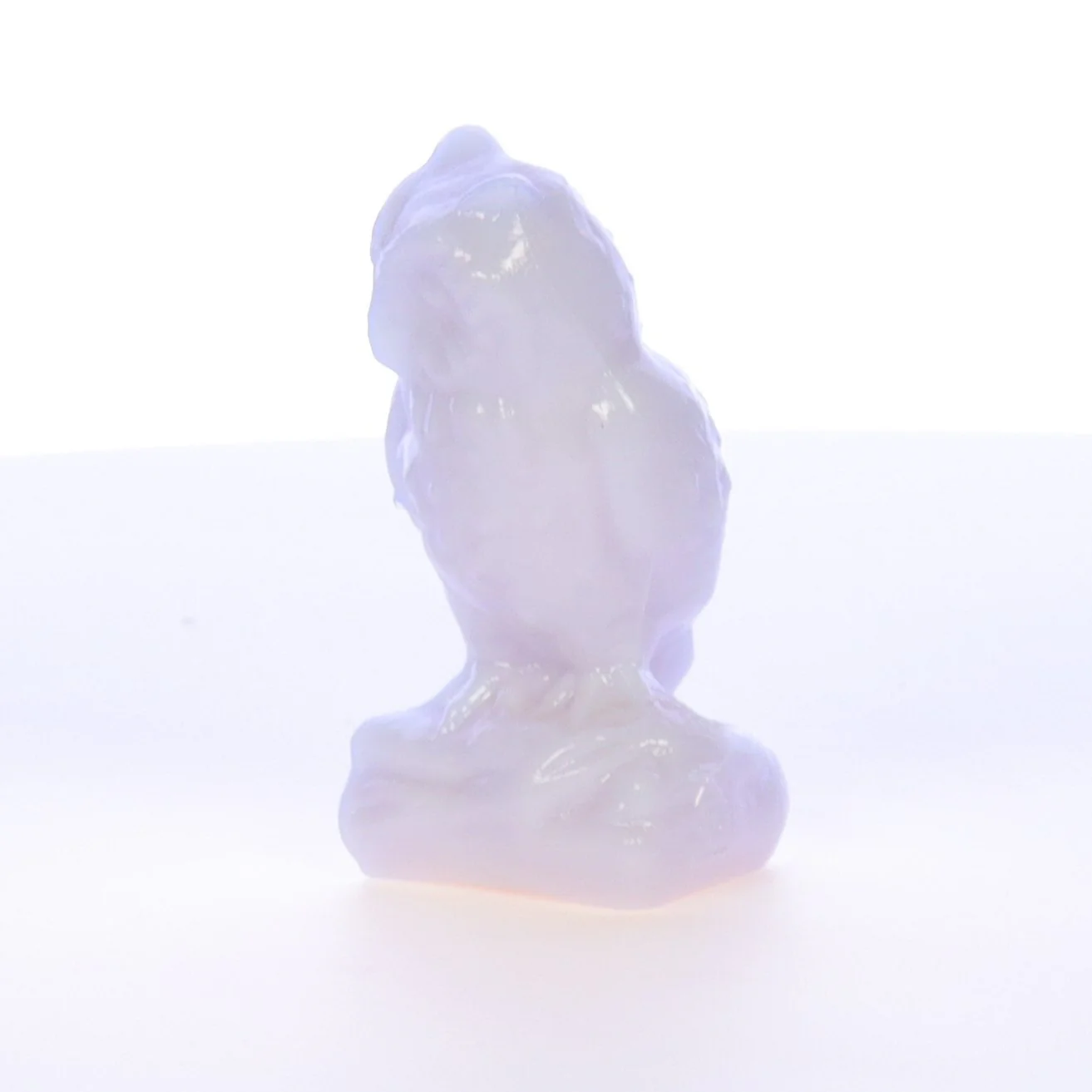 Boyd Glass Vintage 1994 Glass Figurine Boyd Glass Owl #078 - Image 3