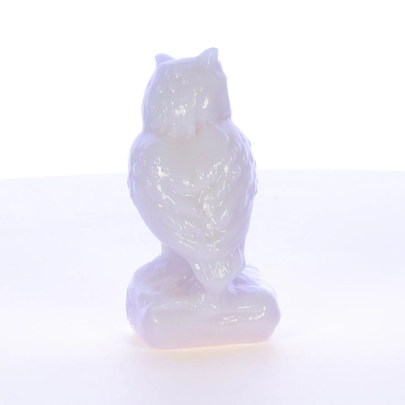 Boyd Glass Vintage 1994 Glass Figurine Boyd Glass Owl #078 - Image 6