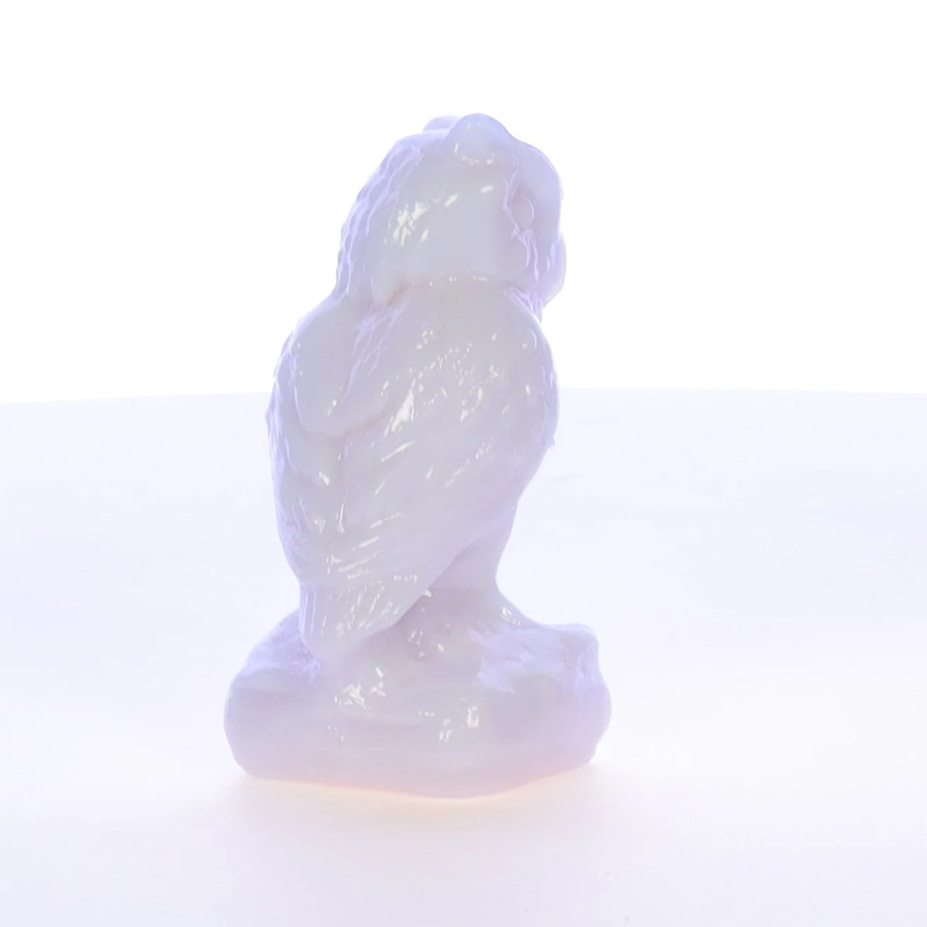 Boyd Glass Vintage 1994 Glass Figurine Boyd Glass Owl #078 - Image 7