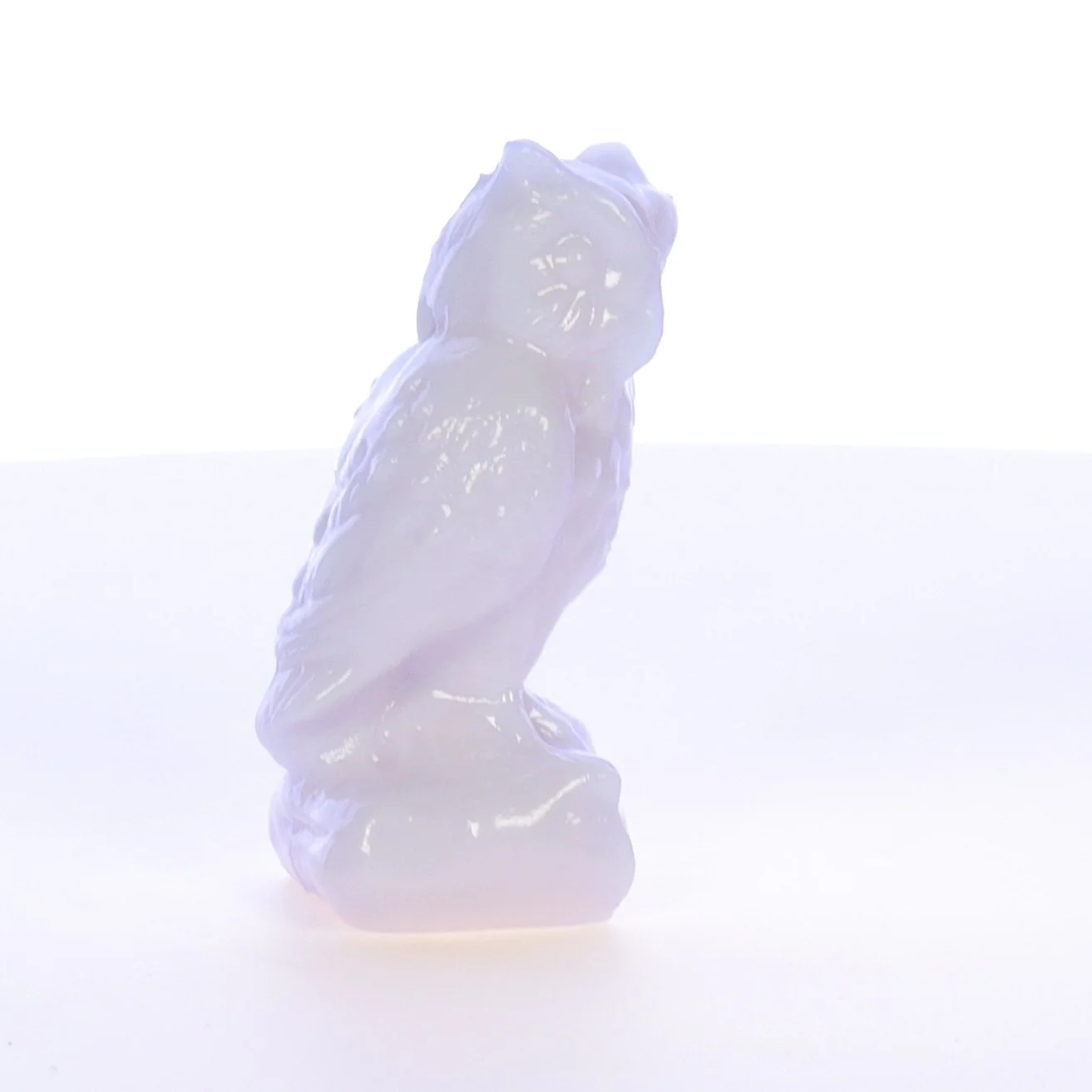 Boyd Glass Vintage 1994 Glass Figurine Boyd Glass Owl #078 - Image 8