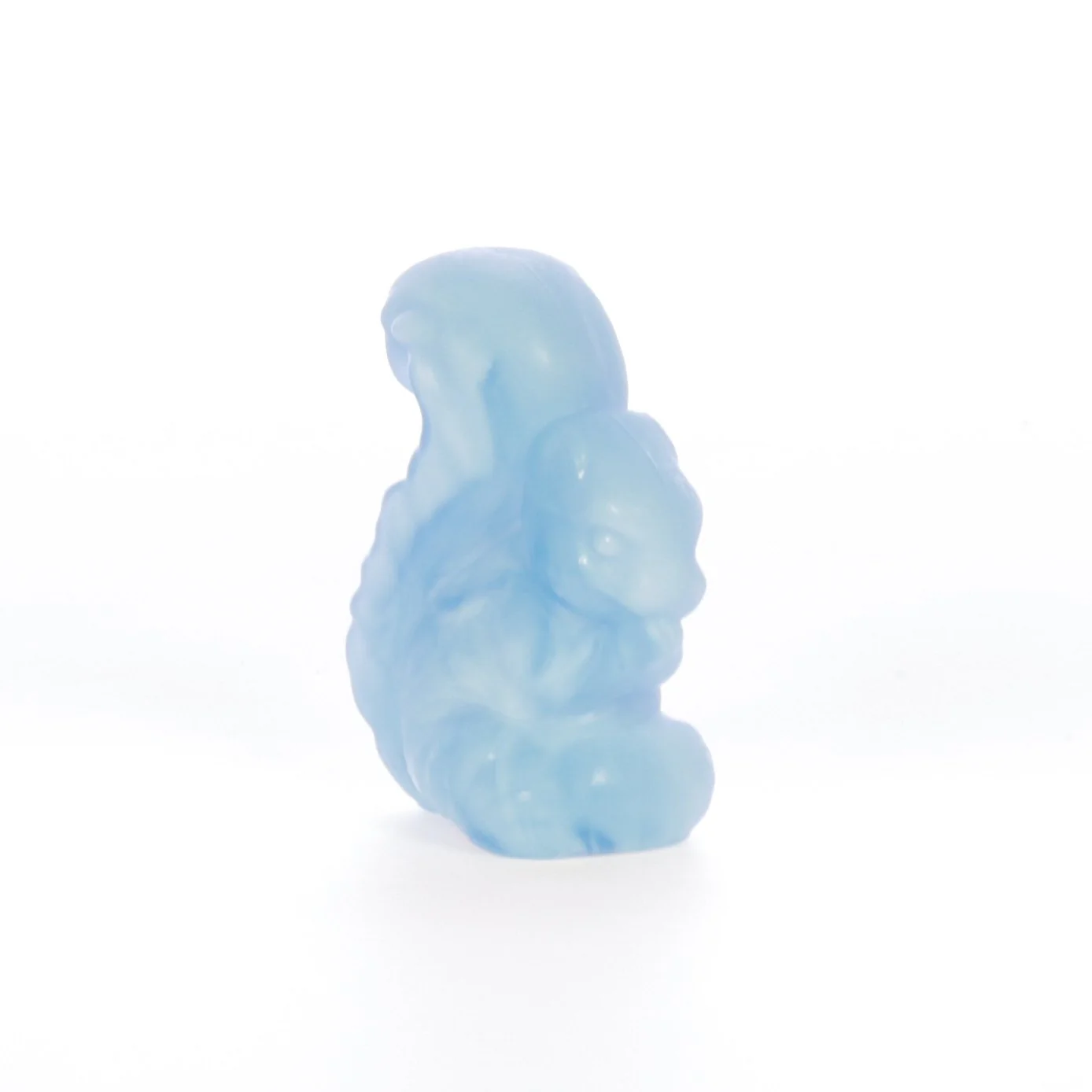 Boyd Crystal Art Glass Vintage Sammy the Squirrel Figurine Mirage