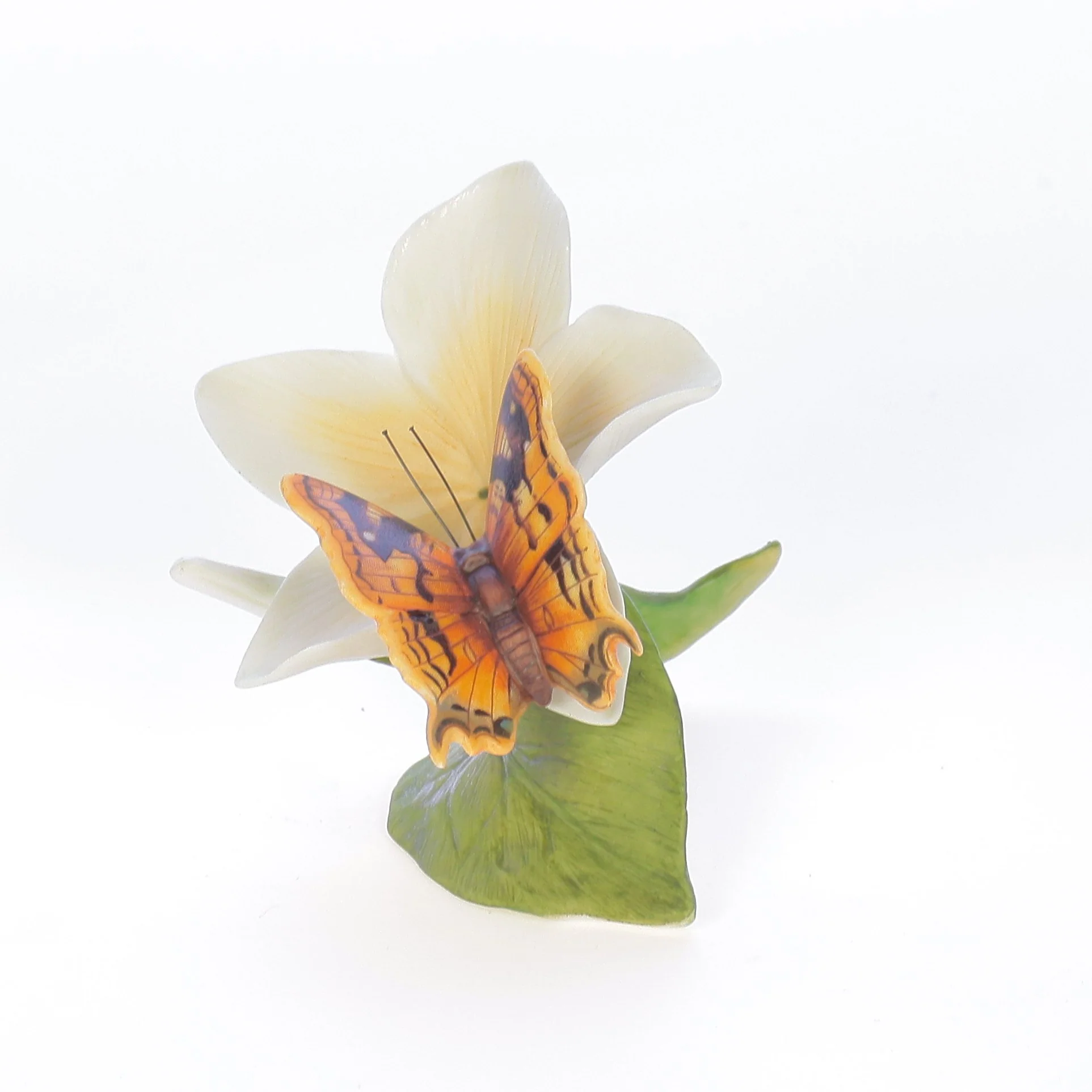 Butterflies of Paradise Vintage 1987 Porcelain Figurine - Image 3
