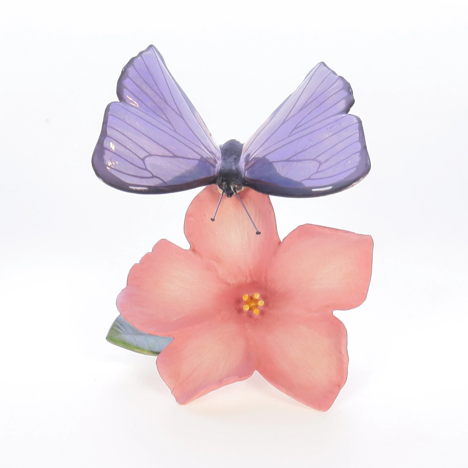 Butterflies of the World Vintage 1985 Porcelain Figurine - Image 7