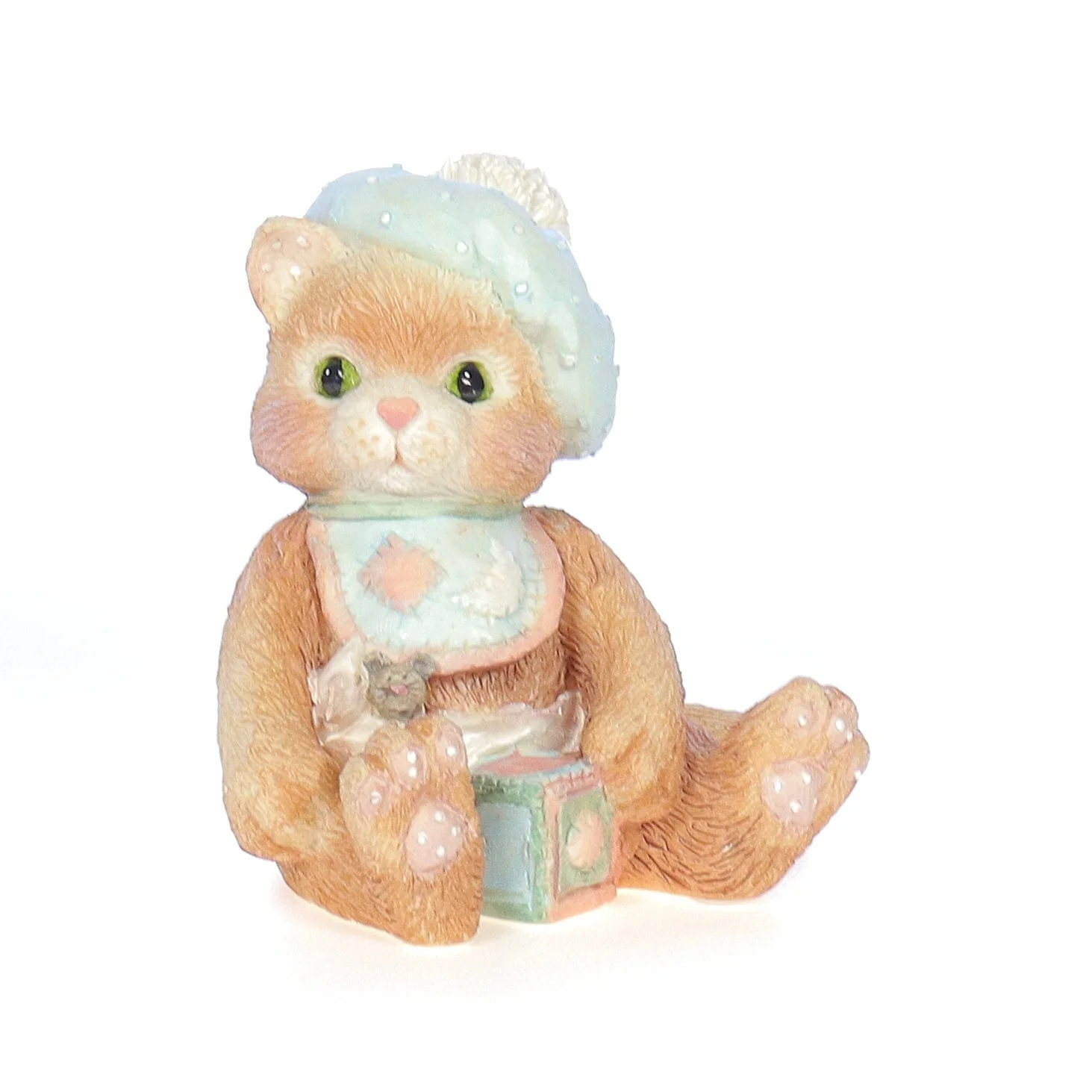Calico Kittens Vintage 1992 Resin Figurine A Bundle of Love 528433