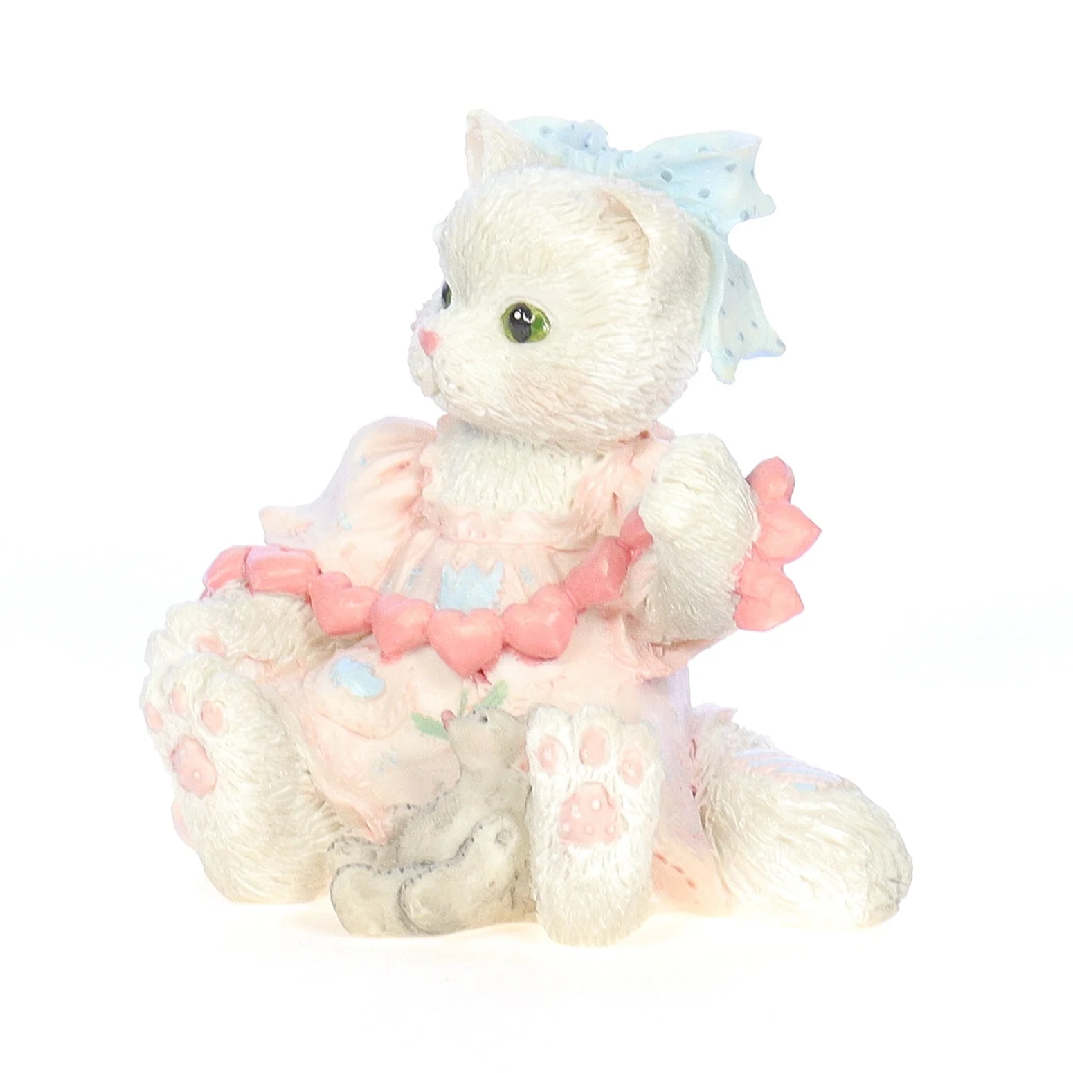 Calico Kittens Vintage 1992 Resin Figurine A Good Friend Warms The Heart 627984 - Image 2