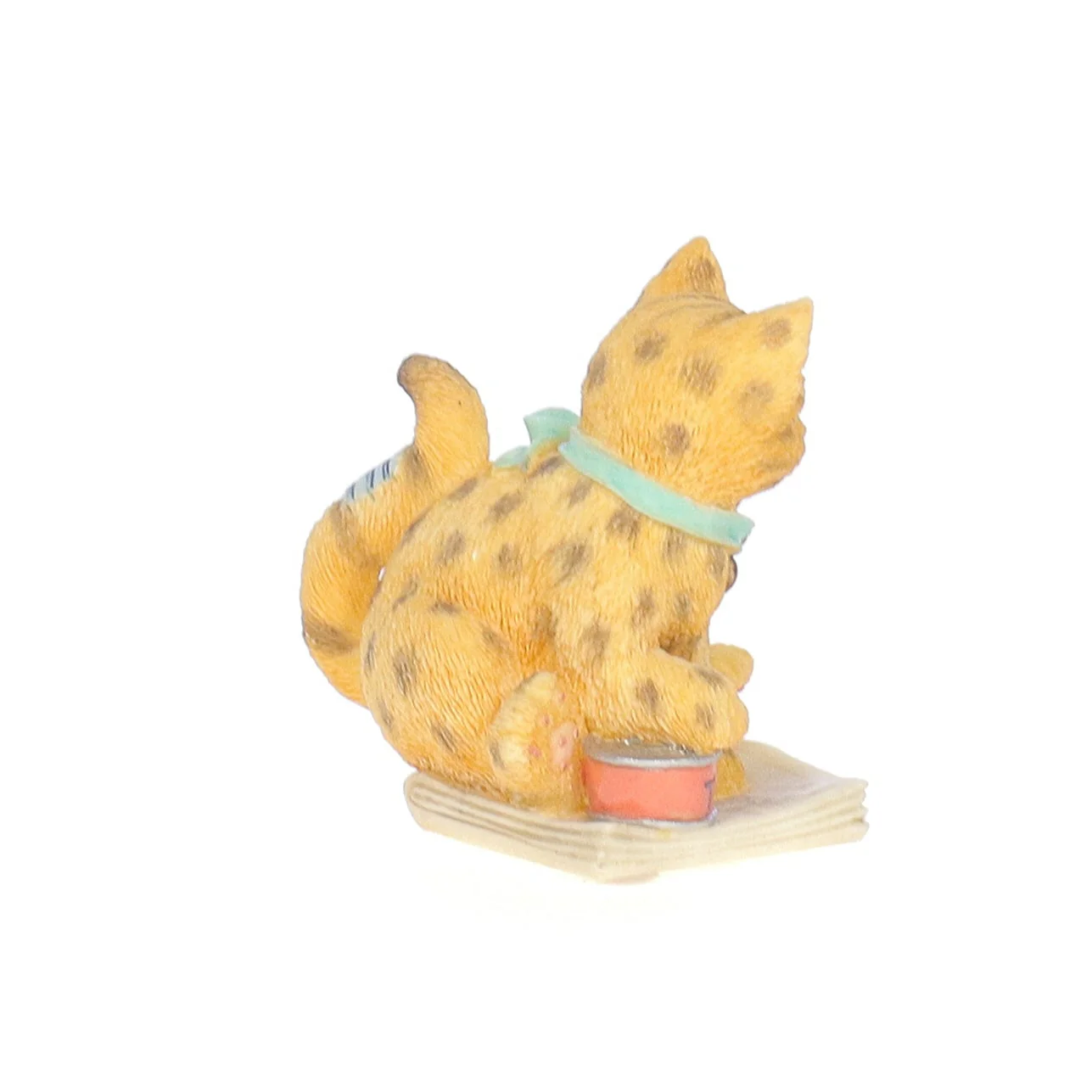 Calico Kittens Vintage 1997 Resin Figurine Bengal Kitten 336718 - Image 6