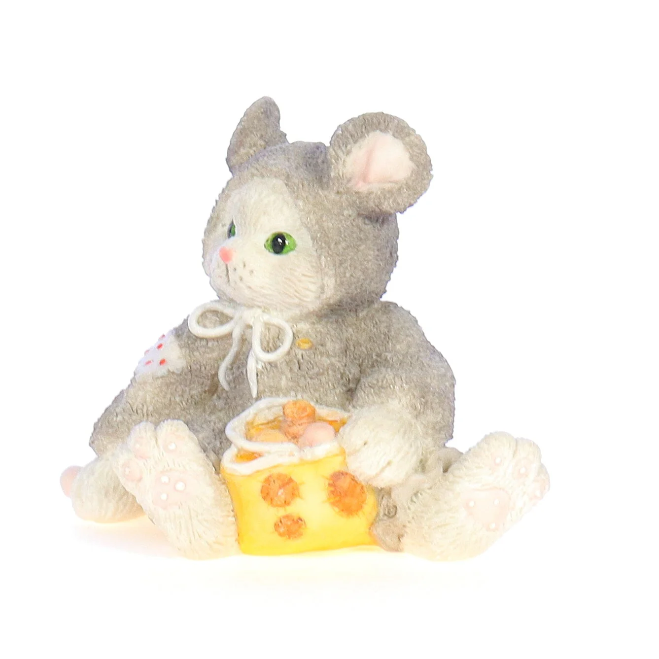 Calico Kittens Vintage 1994 Resin Figurine Can't Disguise Our Friendship 614831 - Image 2