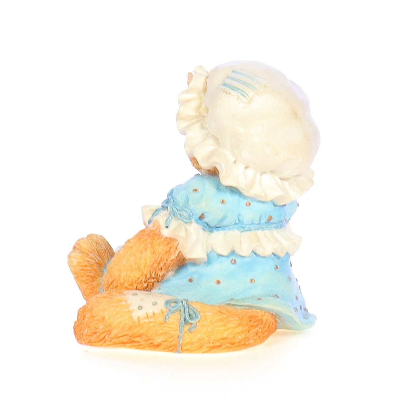Calico Kittens Vintage 1994 Resin Figurine Finicky An Unexpected Treat 112321 - Image 4