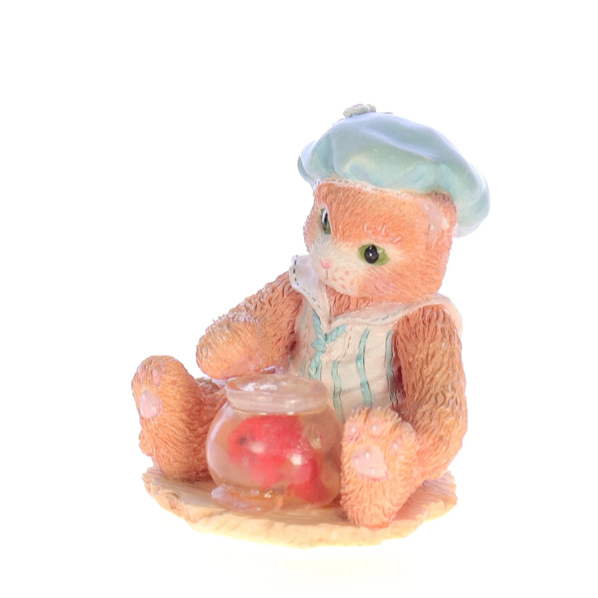 Calico Kittens Vintage 1994 Resin Figurine Fishing For A Friend 112453 - Image 2