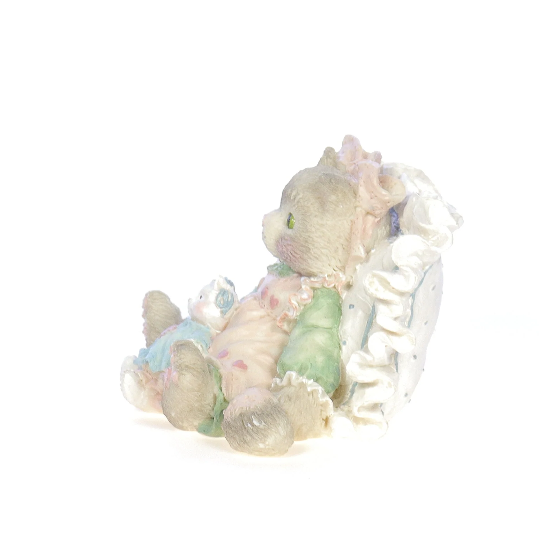 Calico Kittens Vintage 1992 Resin Figurine Friends Are Cuddles Of Love 627976 - Image 3