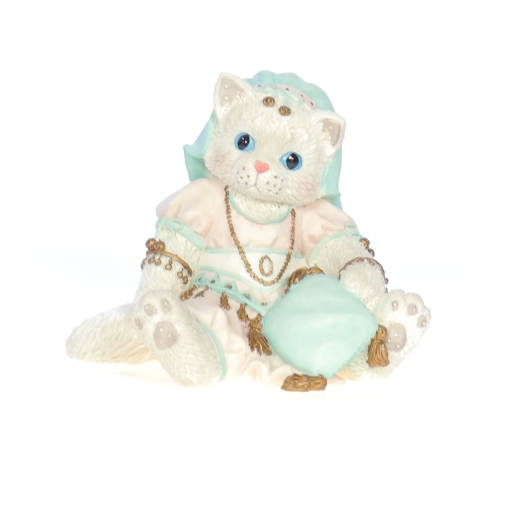 Calico Kittens Vintage 1994 Resin Figurine Friendship Has Many Riches 129755