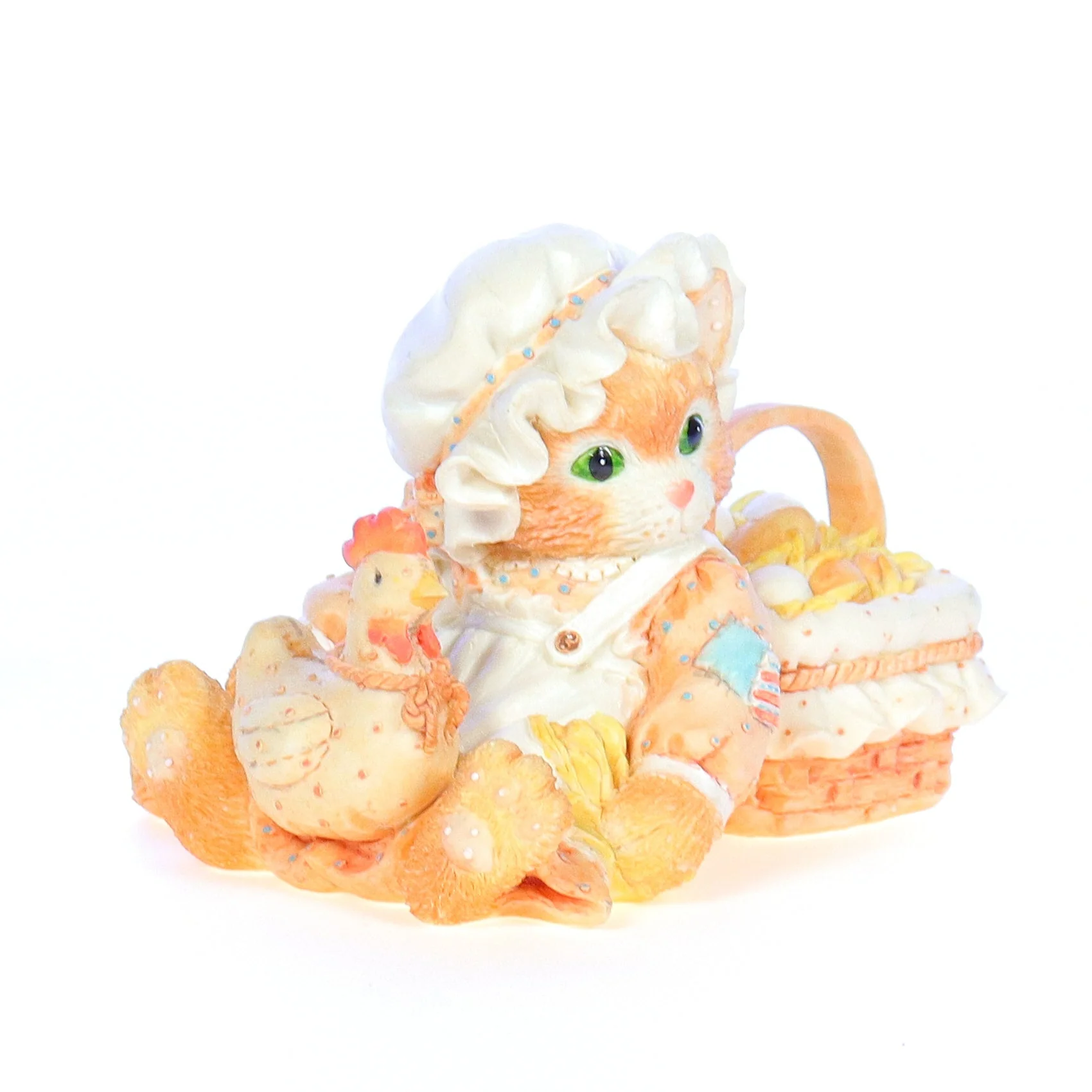 Calico Kittens Vintage 1994 Resin Figurine Friendship is the Best Blessing 102679 - Image 8