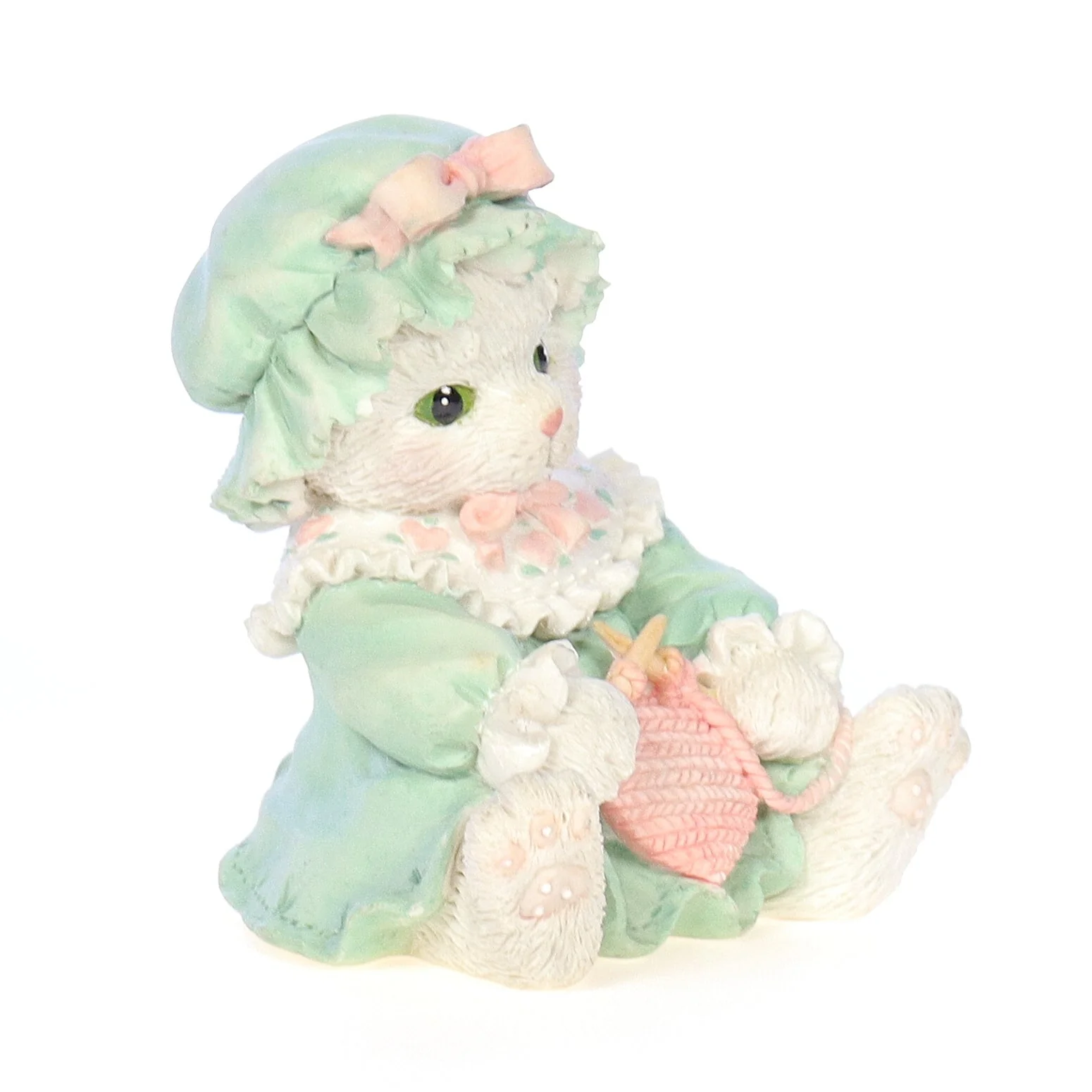 Calico Kittens Vintage 1993 Resin Figurine Friendship Mends The Heart 623490 Box - Image 8