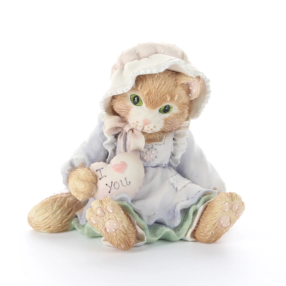 Calico Kittens Vintage Love Figurine Love Is The Heart of Friendship #623482
