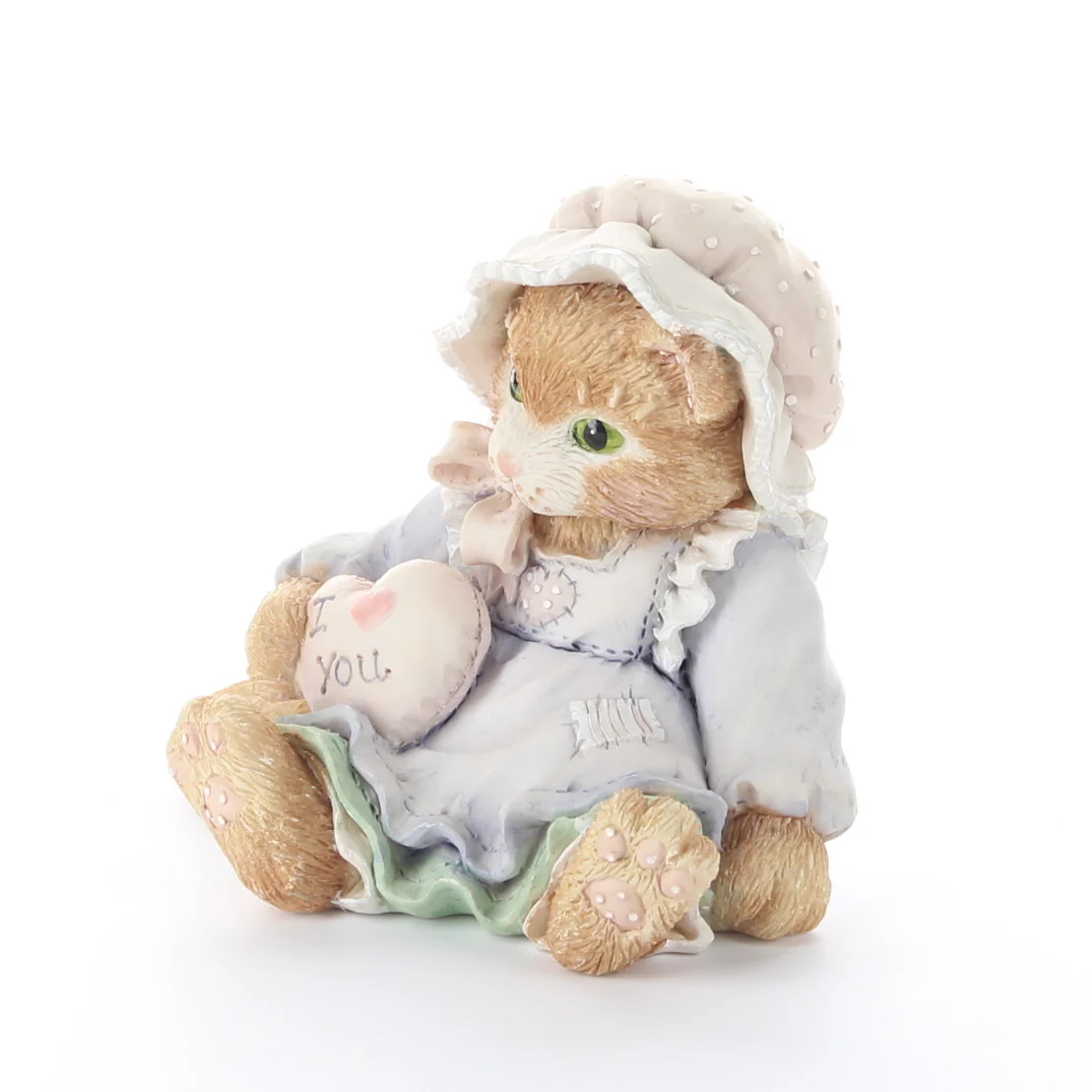 Calico Kittens Vintage Love Figurine Love Is The Heart of Friendship #623482 - Image 2