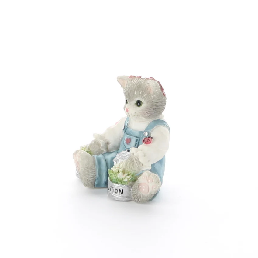 Mini Cat w/ Flowers | (Pre-Owned: No Box) - Image 2