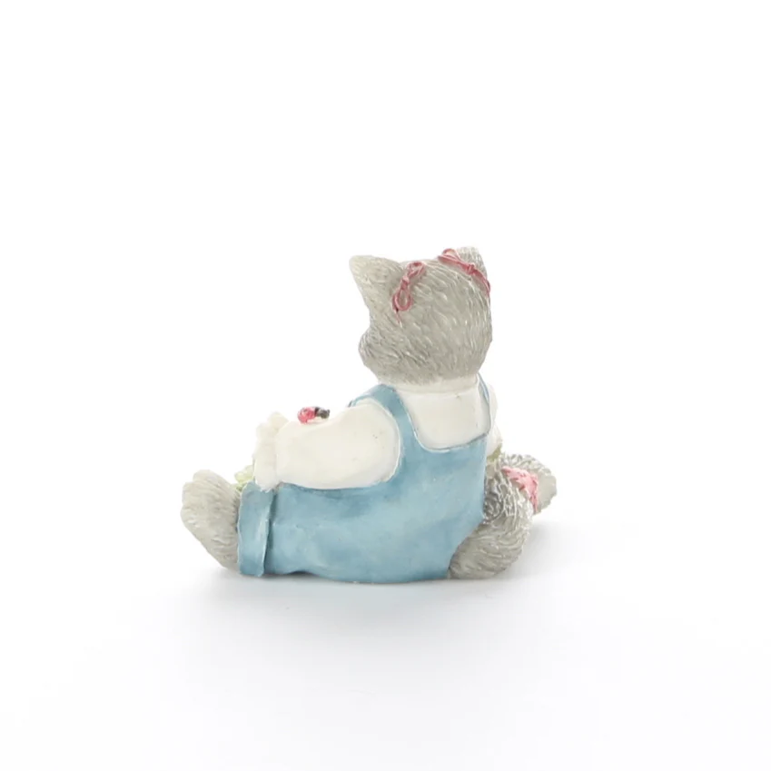 Mini Cat w/ Flowers | (Pre-Owned: No Box) - Image 4