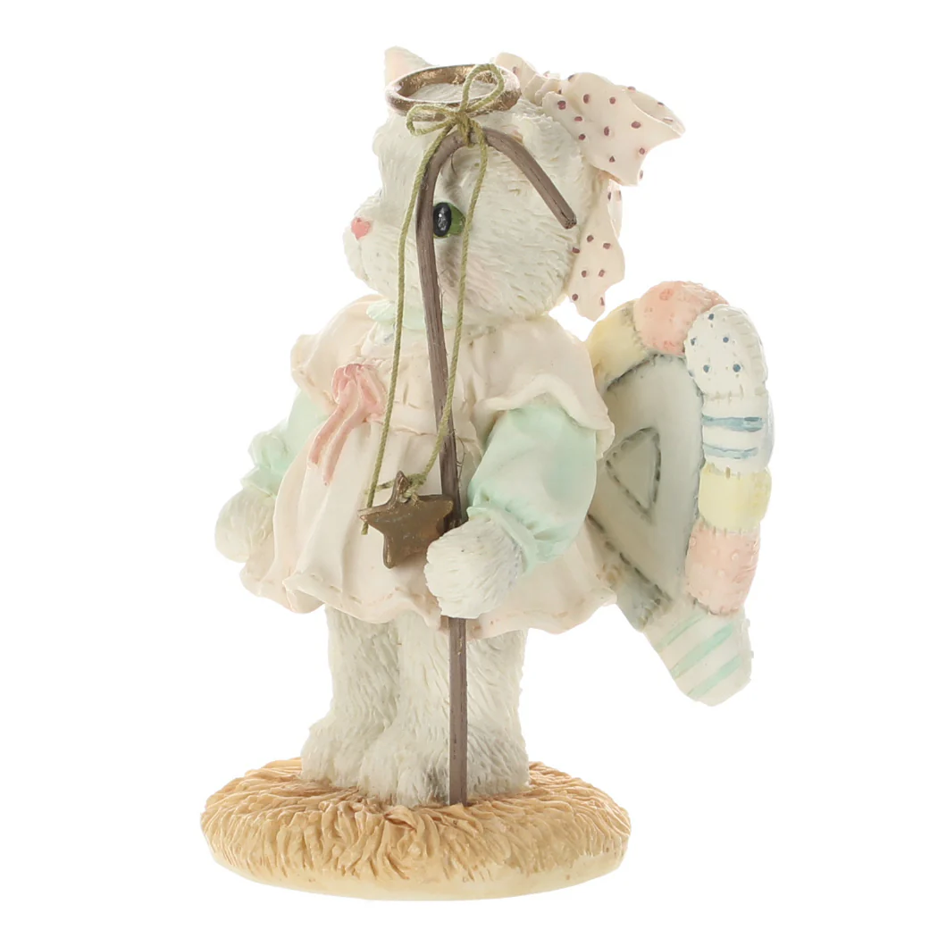 Calico Kittens Vintage 1993 Resin Figurine A Purr-fect Angel From Above 628468 - Image 2