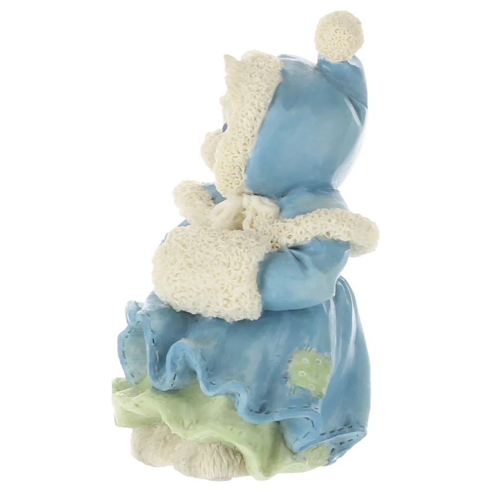 Calico Kittens Vintage 1995 Resin Figurine I'll Be Home For Christmas 144614 - Image 3