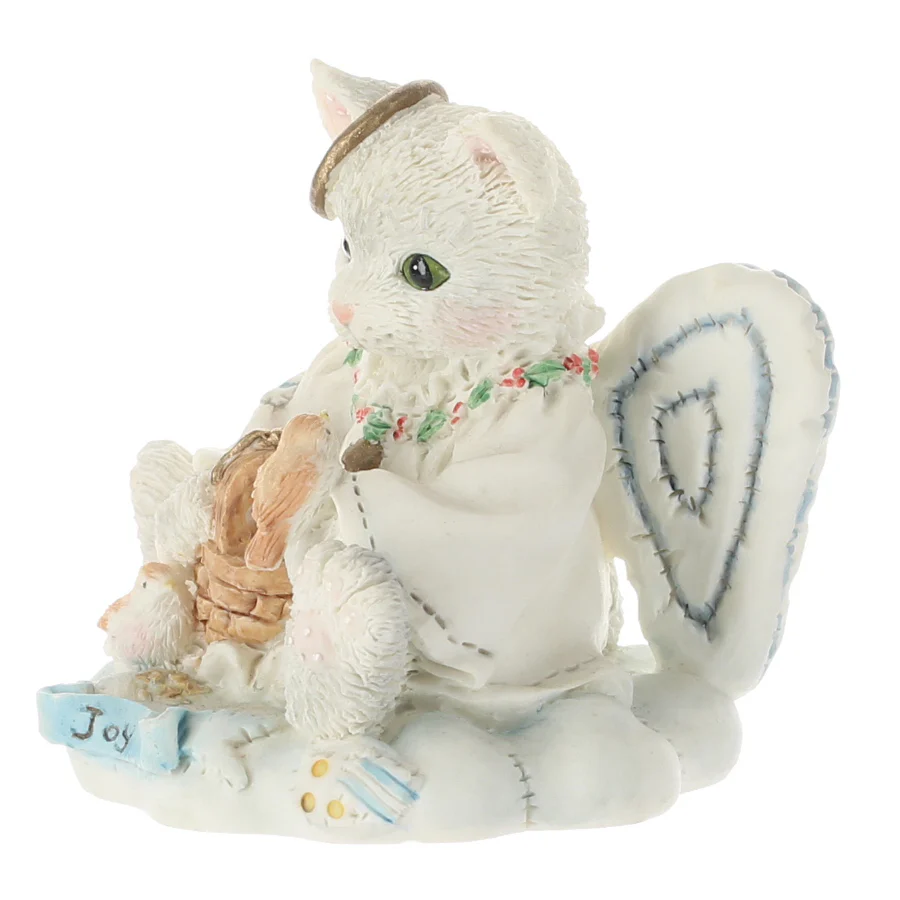 Calico Kittens Vintage 1994 Resin Figurine Joy To The World 625264 - Image 2