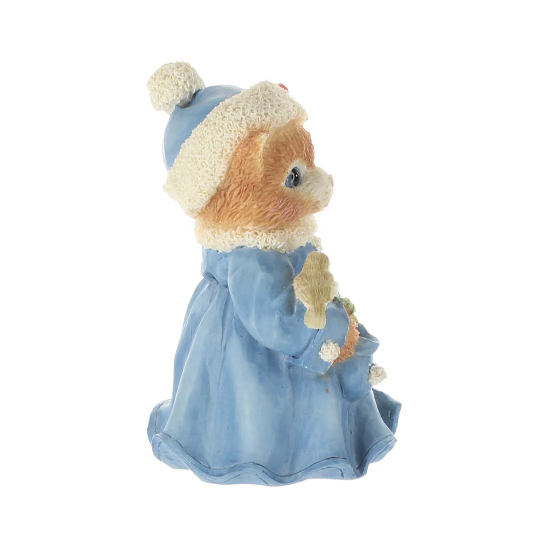 Calico Kittens Vintage 1995 Resin Figurine Silent Night 144622 - Image 7