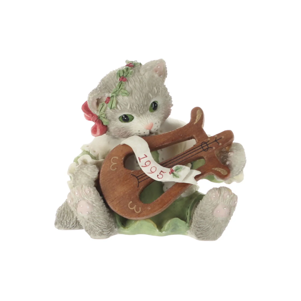 Calico Kittens Vintage 1995 Resin Figurine The First Noel 144606