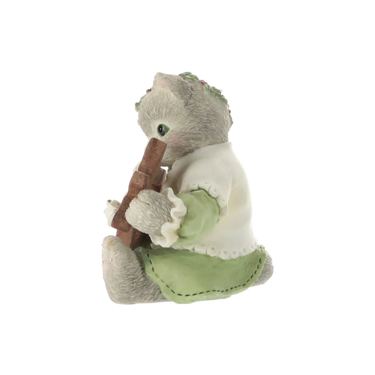 Calico Kittens Vintage 1995 Resin Figurine The First Noel 144606 - Image 3