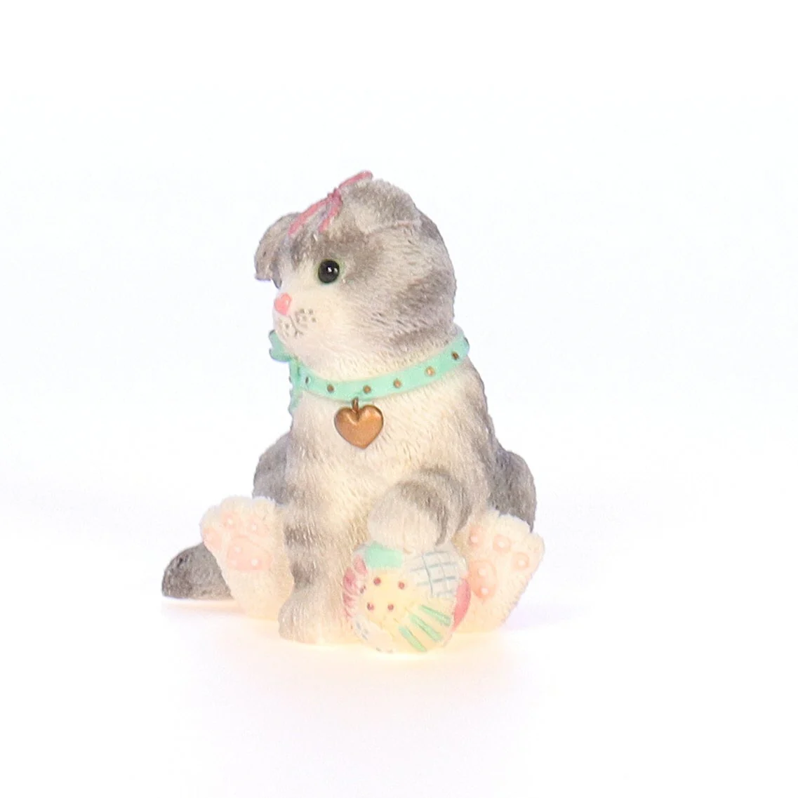 Calico Kittens Vintage 1997 Resin Figurine Scottish Fold 336475 - Image 2
