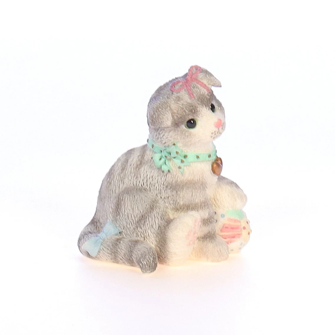 Calico Kittens Vintage 1997 Resin Figurine Scottish Fold 336475 - Image 8