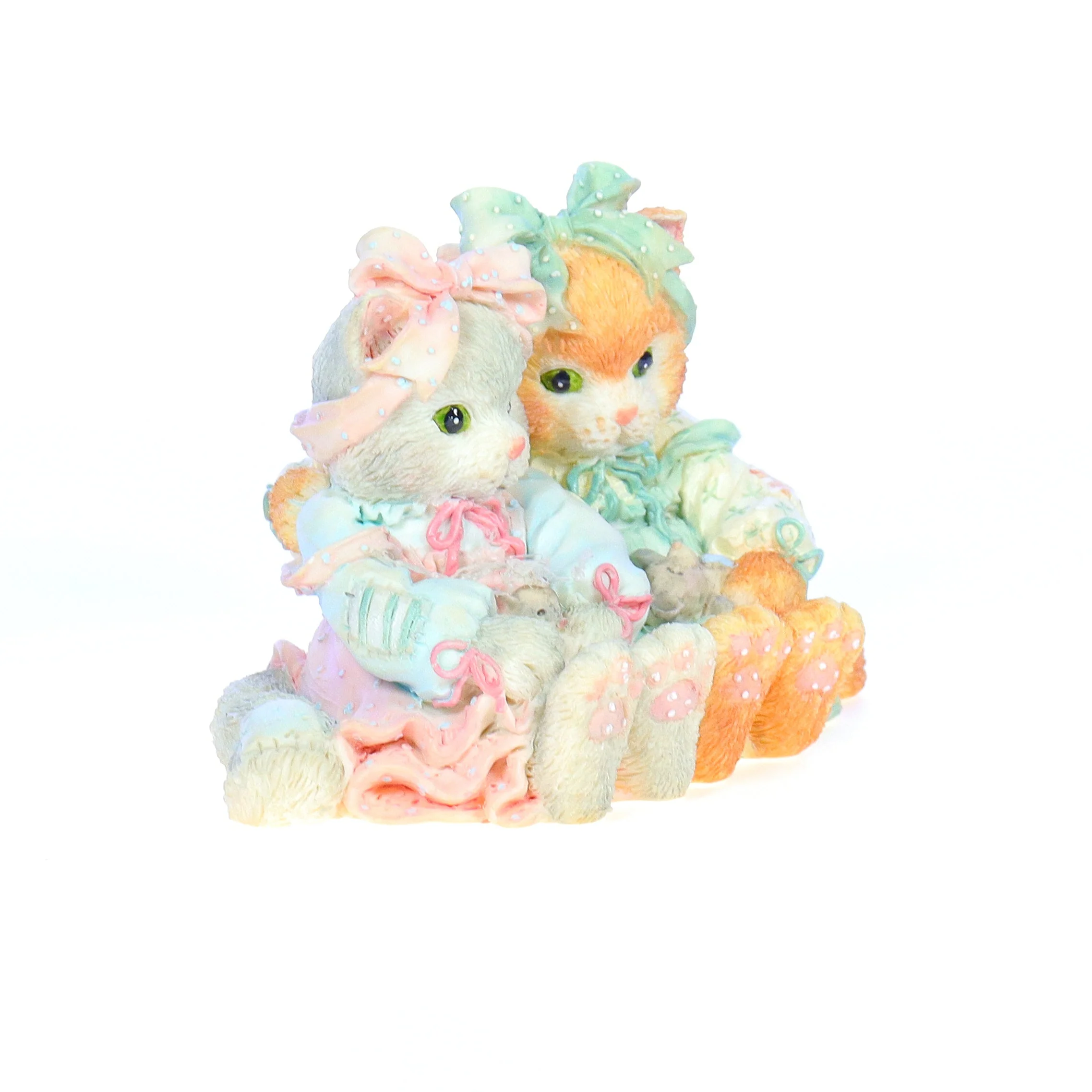 Calico Kittens Vintage 1992 Resin Figurine We're A Purr-Fect Pair 627925 - Image 8