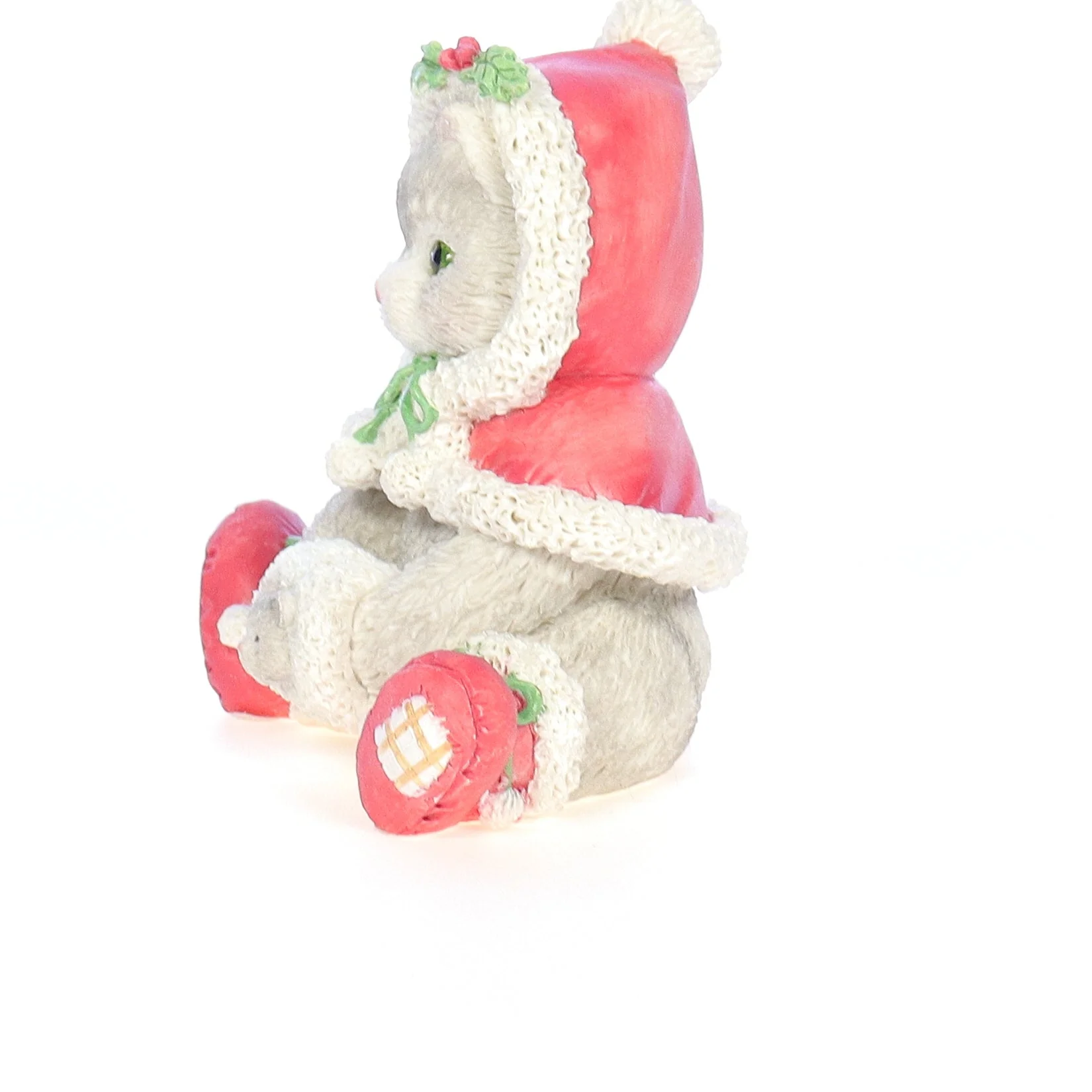 Calico Kittens Vintage 1993 Resin Figurine Wrapped in The Warmth Of Friendship - Image 3